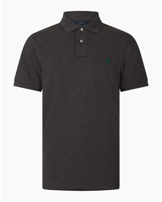 Polo Ralph Lauren Black Custom Short Sleeve Polo Shirt for men
