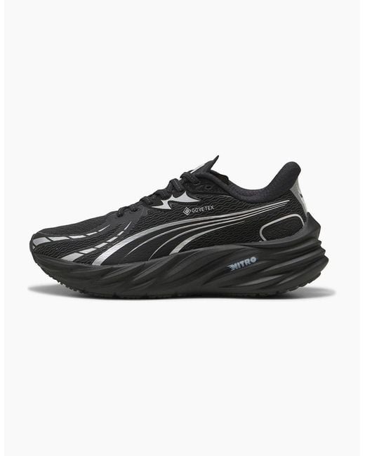 PUMA Black Velocity Nitro 4 Gore-Tex Running Shoes