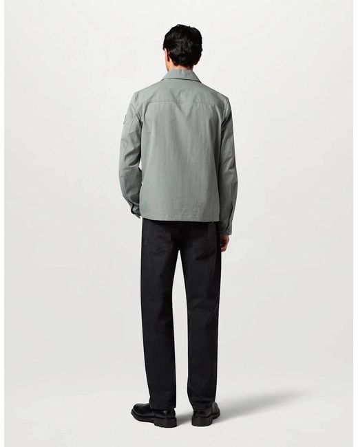 Belstaff Gray Cargo Overshirt for men