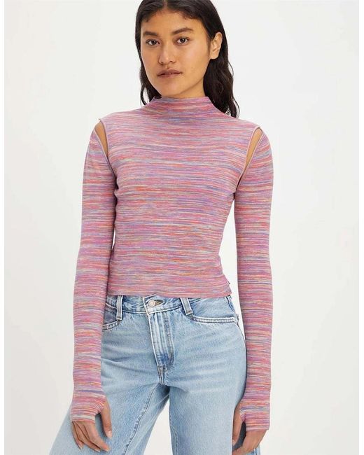 Levi's Red Levi's Jupiter Cable Knit Jumper