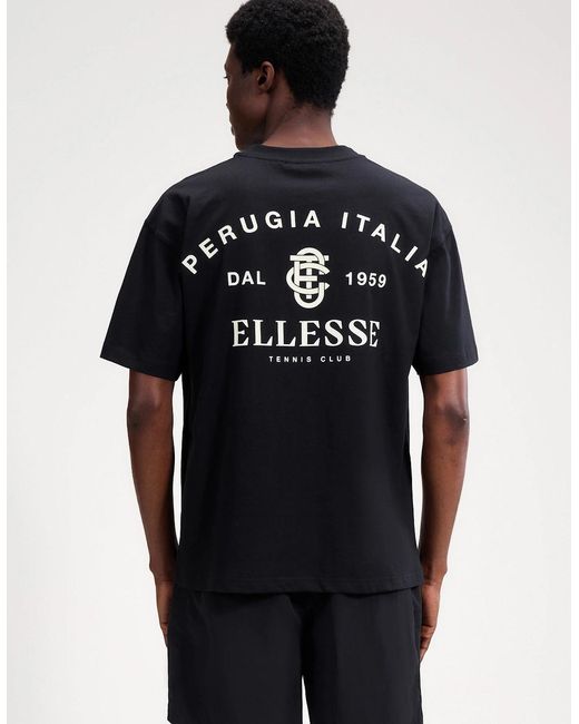 Ellesse Black Dal 1959 Tee for men