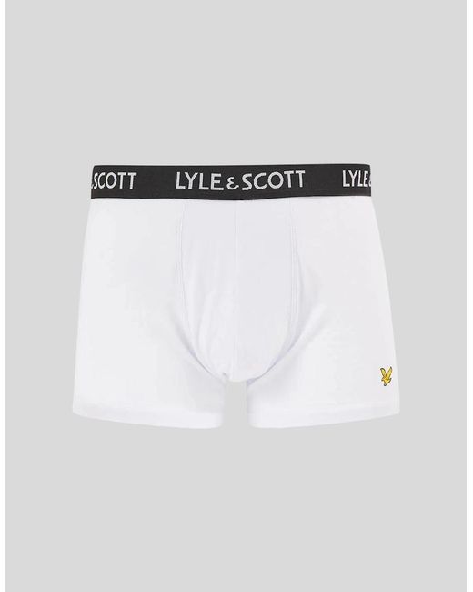 Lyle & Scott Blue 5 Pack Assorted Trunks for men