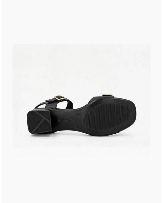Remonte Black D1K54 Ankle Strap Sandals