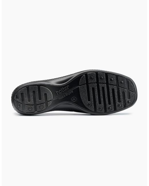 Hotter Black Grace Pumps