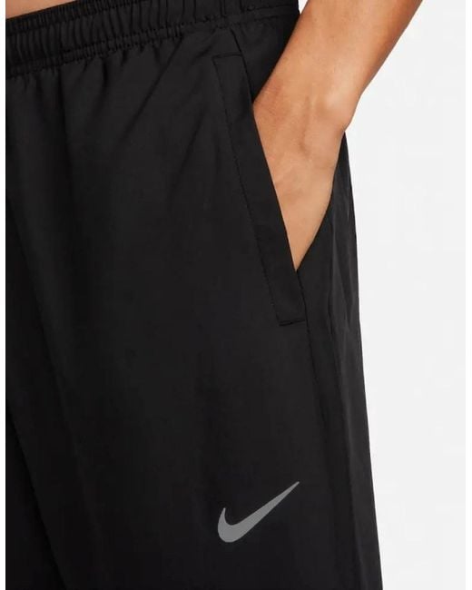 Nike Black Challenger Dri-Fit Woven Running Trousers for men