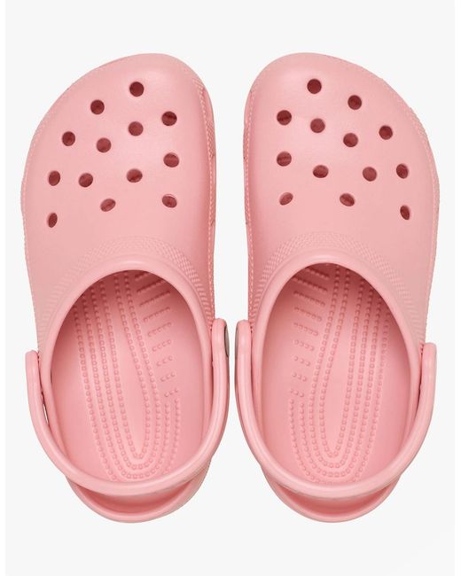 CROCSTM Pink 10001 Classic Clogs Powder