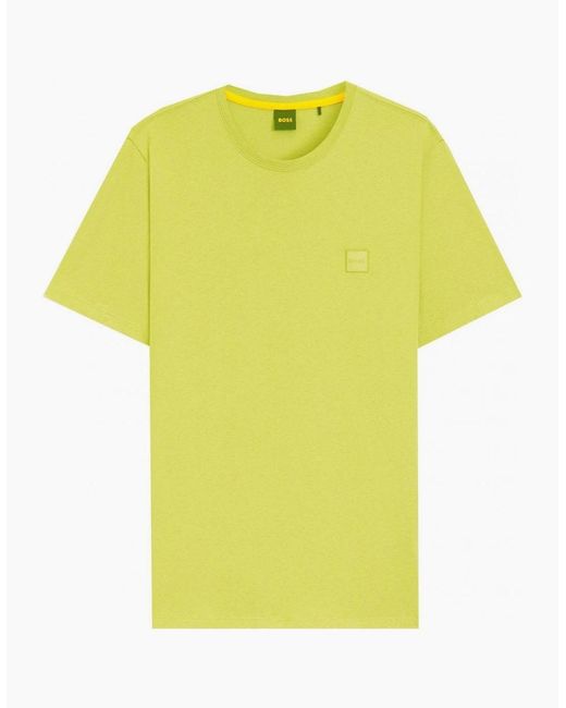 Boss Yellow Lime Tales T-Shirt for men