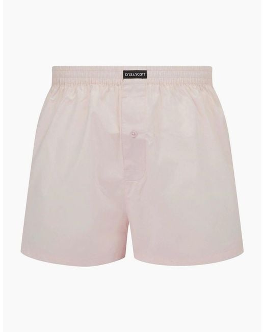 Lyle & Scott Blue Woven Boxer Trunk Underwear for men