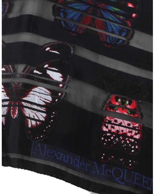 McQueen Black Scarf