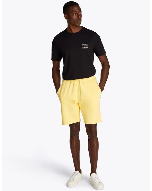 Tommy Hilfiger Black Stack T Shirt for men