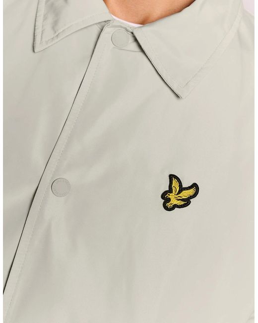Lyle & Scott Natural Lightweight Coach Jacket for men