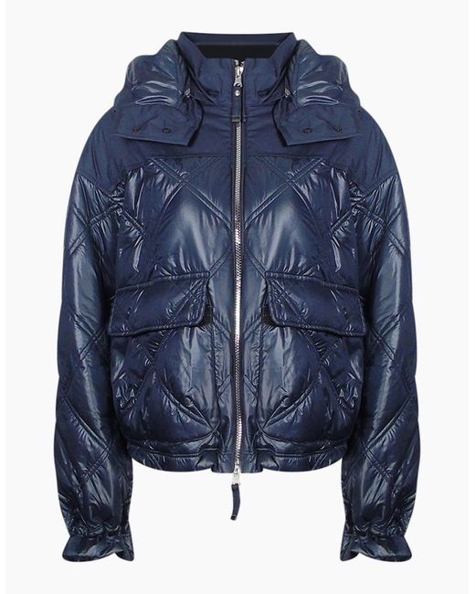 Parajumpers Blue Madina Pencil Dark Padded Jacket