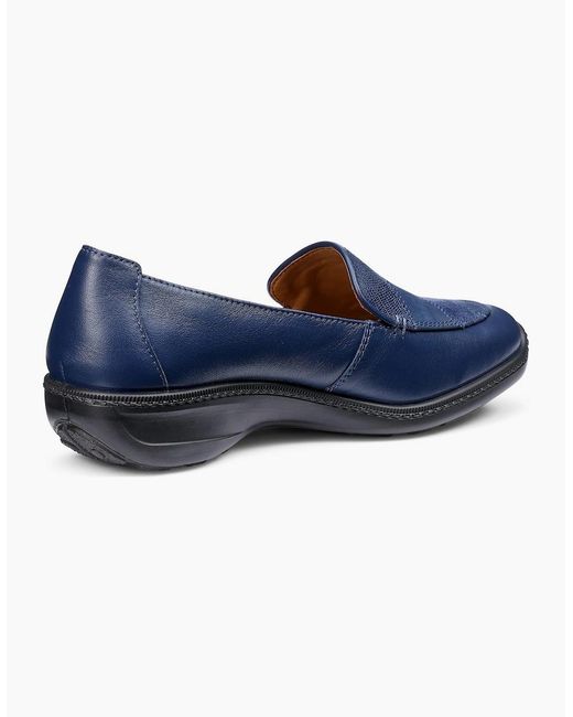 Hotter Blue Faith Ii Slip On Shoes