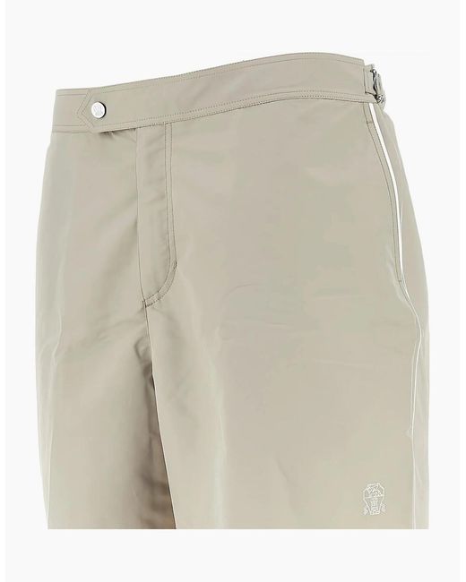 Brunello Cucinelli Gray Shorts for men