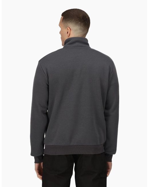 Regatta Gray Professional Quarter Zip Sweatshirt for men