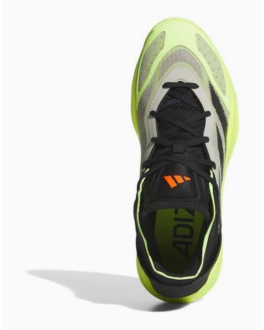 Adidas Green Adizero Select 2.0 Basketball Lace-Up Sneakers for men