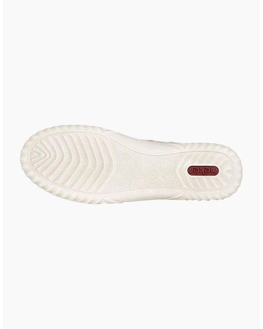 Rieker White Norma Trainers