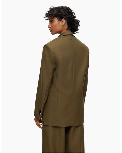 Boss Green Jigago Alica Solid Patterned Blazer