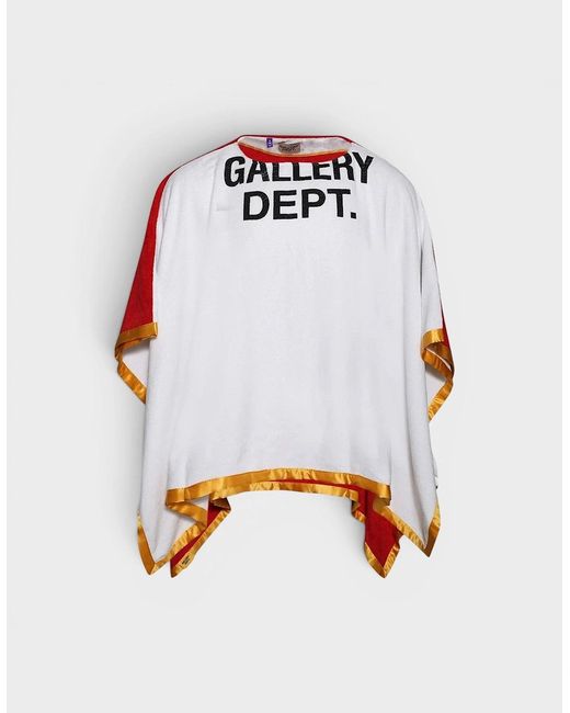 GALLERY DEPT. White Boxing Towel Poncho for men