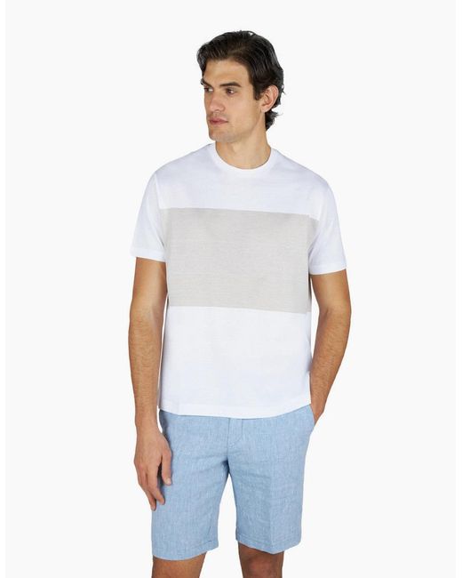 Paul & Shark White Riviera Cotton Jersey T-Shirt 331 for men