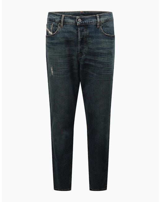 DIESEL Gray 2005 D Fining Tapered Jeans for men