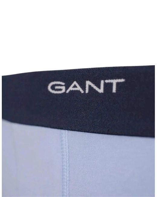 Gant Blue 3-Pack Core Logo Boxer Trunks for men
