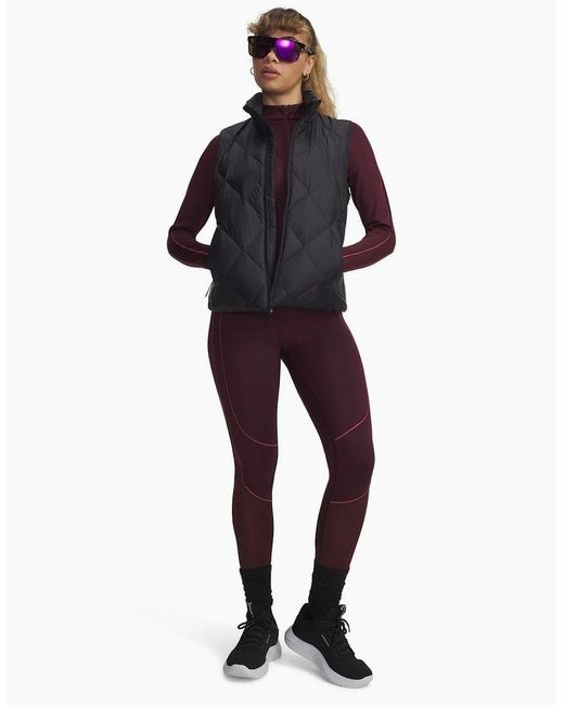 Under Armour Purple Textured Shapewear Leggings