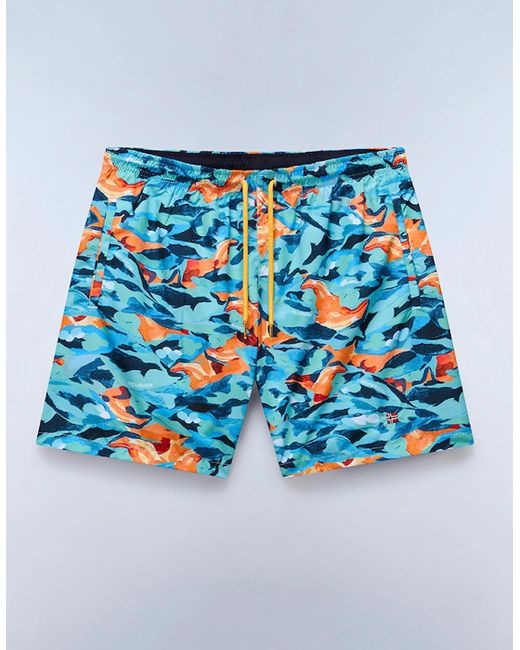 Napapijri Blue Inuvik Swimming Trunks for men