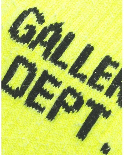 GALLERY DEPT. Yellow Clean Socks Flo