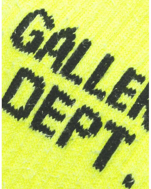 GALLERY DEPT. Yellow Clean Socks Flo