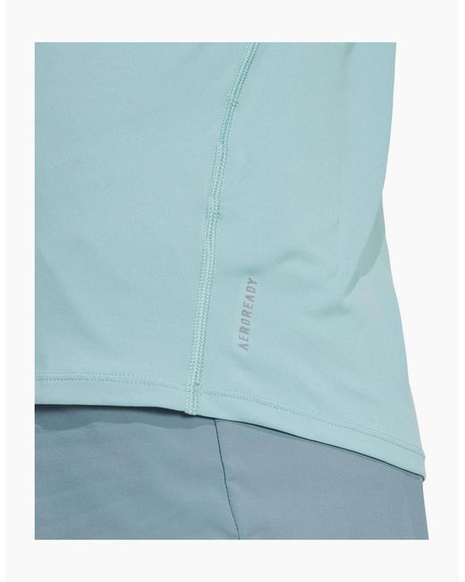Adidas Blue Essentials Running T-Shirt for men