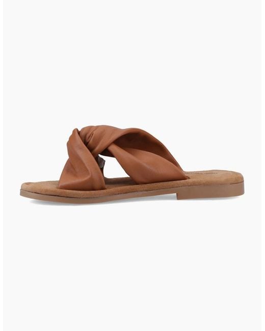 Hush Puppies Brown Amy Wide Fit Sandals