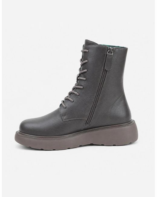 Heavenly Feet Black Fern Ankle Boots Chocolate