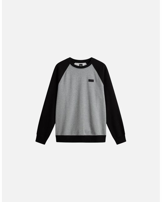 Vans Black Core Basic Raglan Crew Sweatshirt for men