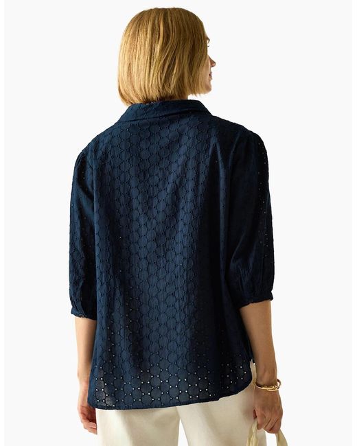 Regatta Blue Ladies Nofino Broderie Shirt