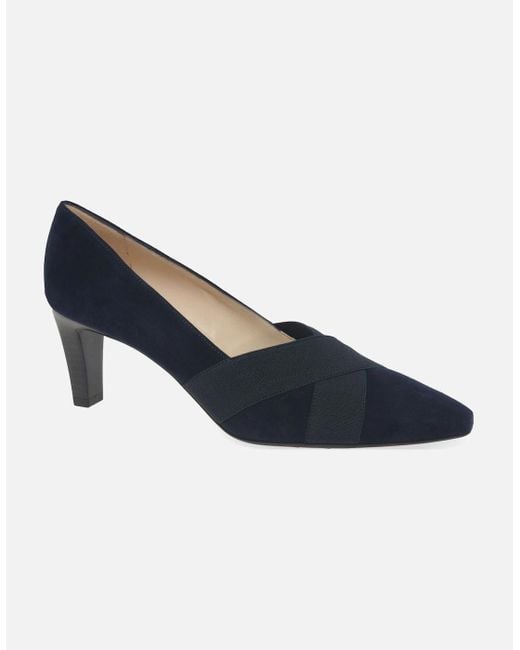 Peter Kaiser Blue Malana Court Shoes