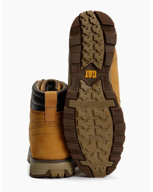 Caterpillar Brown Sire Waterproof P720691 Honey Reset Boots for men