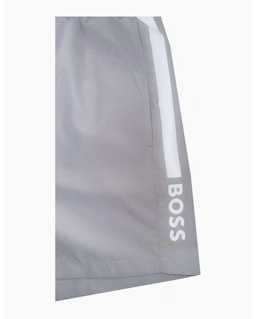 Boss Blue Dolphin Swim Shorts for men