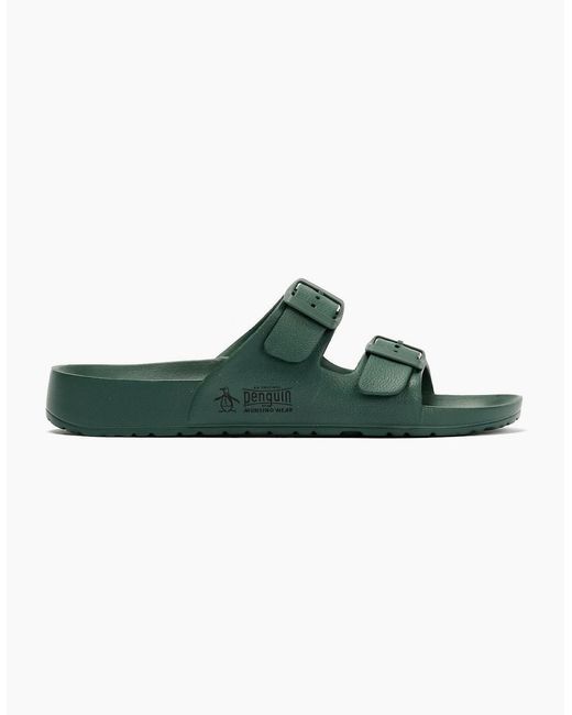 Original Penguin Green Penguin Eden Forest Sandals for men