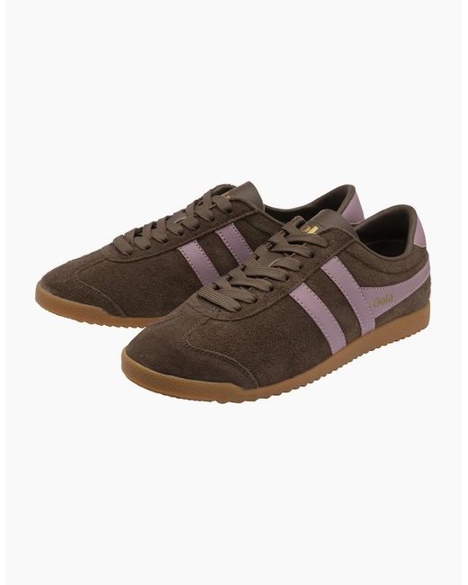 Gola Brown Bullet Suede Trainers
