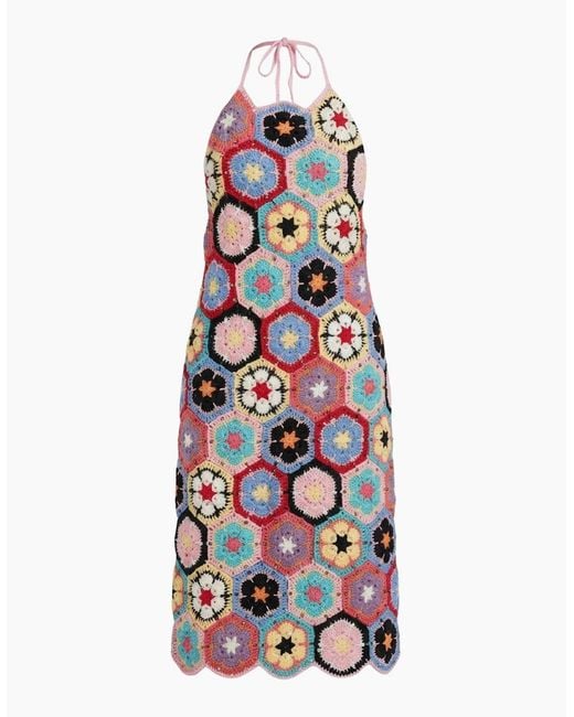 Oceanus Multicolor Floral Dress Crochet Pattern