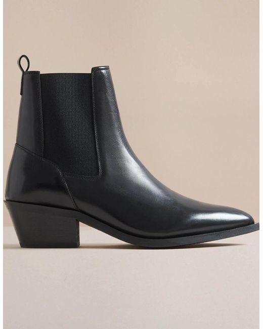 Hudson Black Boa Veg Tan Chelsea Boot