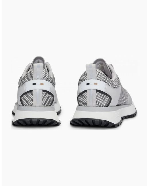 Boss White Jonah Runn Trainers for men