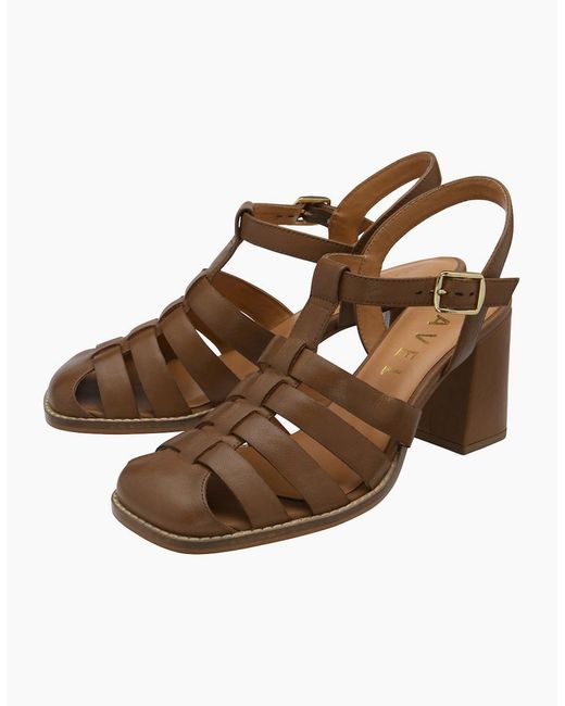 Ravel Brown Laxton Heeled Sandals