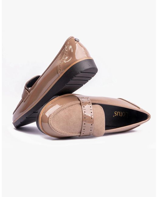 Lotus Pink Cambridge Shoes Taupe