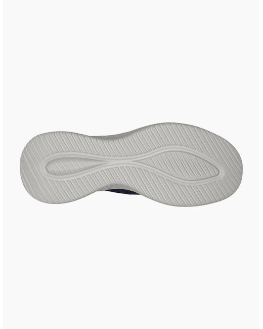 Skechers Blue Ultra Flex 3 Slip for men