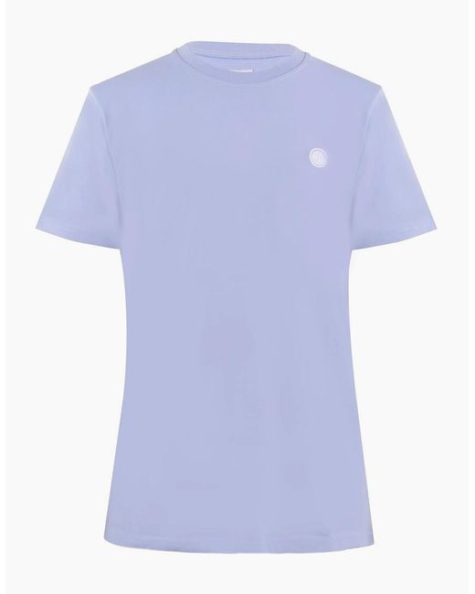 Pretty Green Blue Regular Fit Crew Neck T-Shirt for men