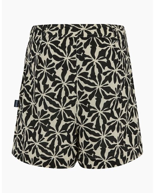 Regatta Black Ladies Sabelle Abstract Floral Shorts
