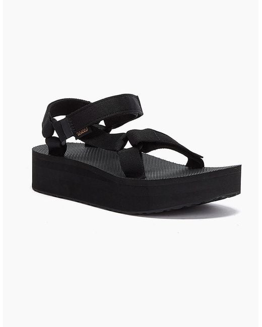 Teva Black Flatform Universal Sandals