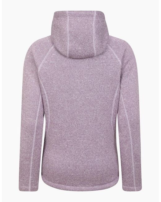 Mountain Warehouse Purple Ladies Nevis Faux Fur Lined Full Zip Hoodie
